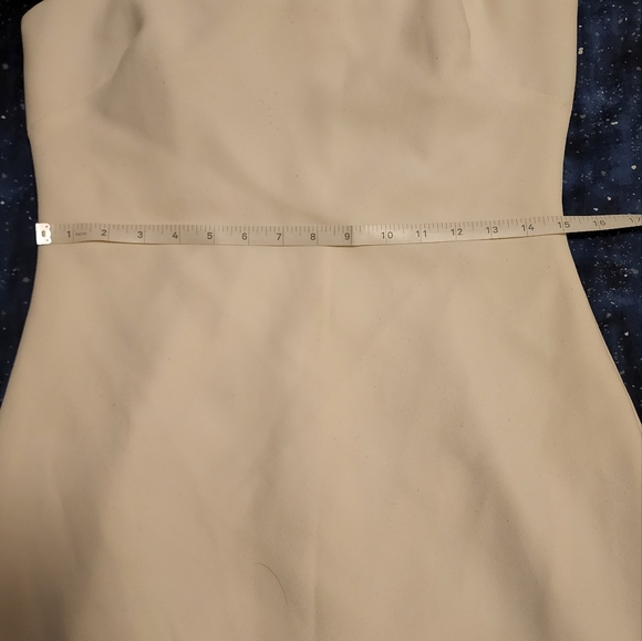 Badgley Mischka Off Shoulder White Gown - Picture 5 of 6